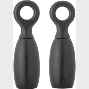 Bloomingville - Martim Salt Og Peber Kvrn - Sort - Gummitr