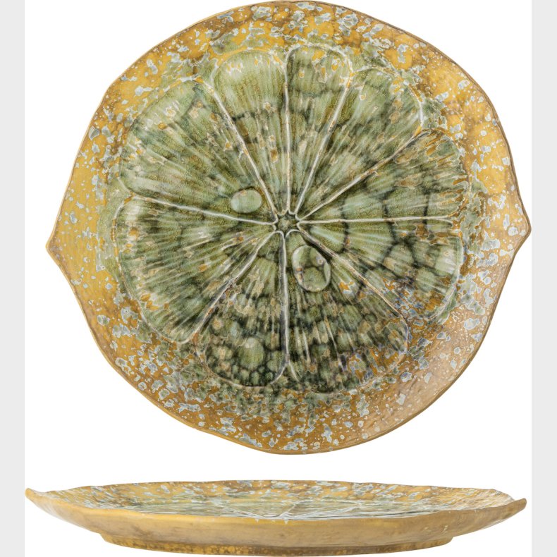 Bloomingville - Milani Serveringsfad - Gr�n - Stent�j Keramik