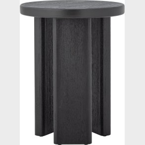 Bloomingville - Mimola Rundt Sidebord - Sort - Fyrretr