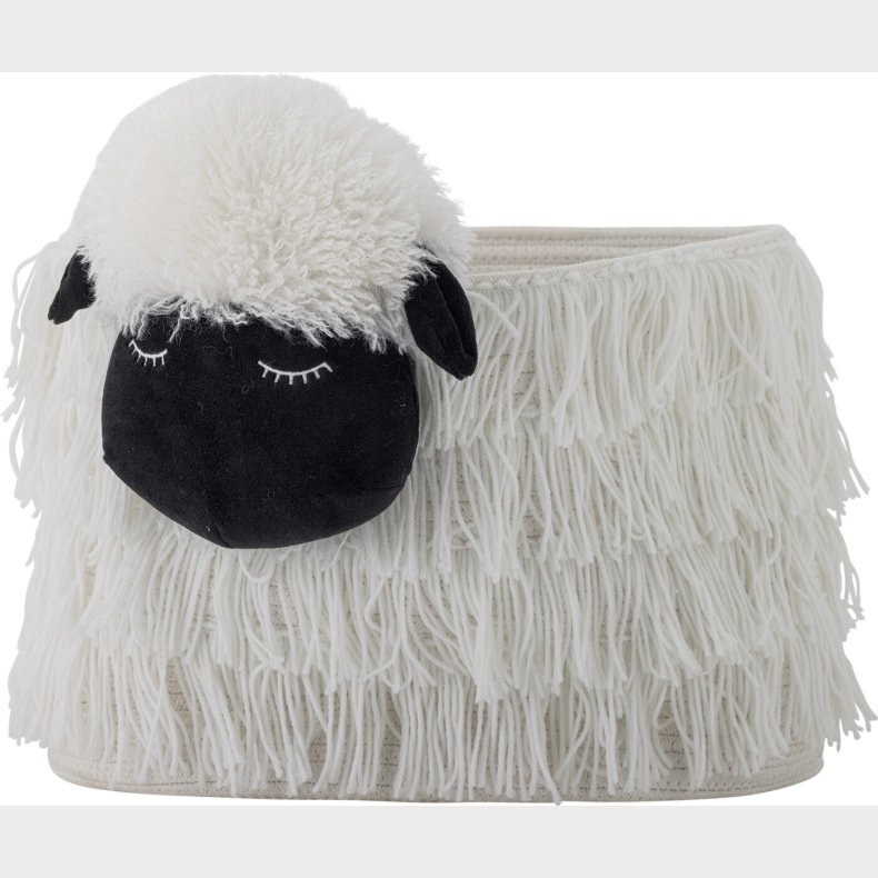 Bloomingville Mini - Dolly Kurv - Hvid - Polyester