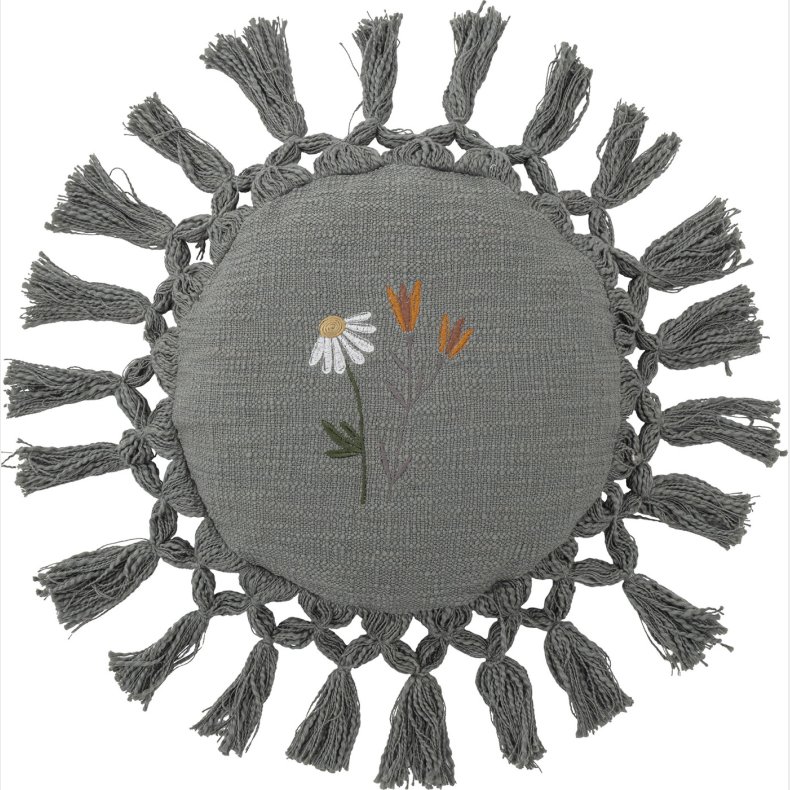 Bloomingville Mini - Elinna Pude Til Brn - Bl - Bomuld -  35 Cm