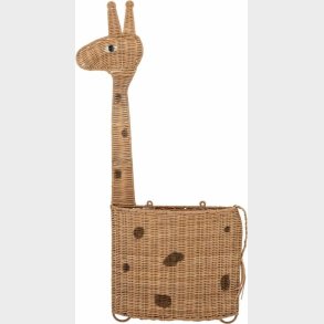 Bloomingville Mini - Philine Kurv Til Vg - Giraf - Natur - Rattan