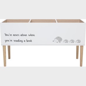 Bloomingville Mini - Salam Bogkasse Med Ben - Hvid - Mdf