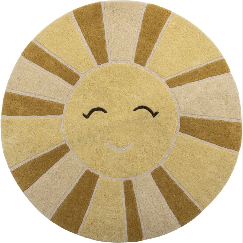 Bloomingville Mini - Sun Tppe - Gul - Uld