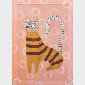 Bloomingville - Missy Illustration - Rosa - Fyrretr