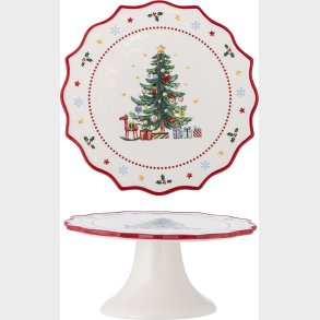 Bloomingville - Naive Kagefad P Fod - Jul - Rd - Keramik