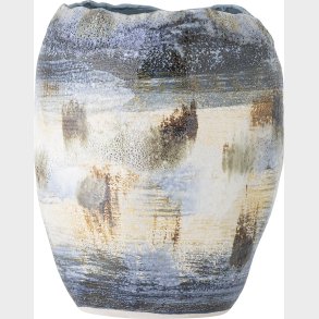 Bloomingville - Nienna Vase - Bl - Stentj Keramik - H 31 Cm