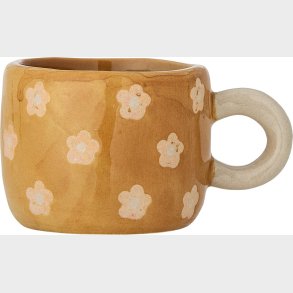 Bloomingville - Kop Nini - Brun Med Blomster - Stent�j - 110 Ml