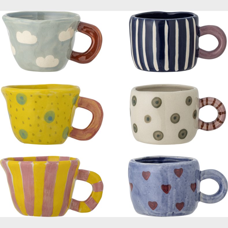 Bloomingville - Nini Kopper - Multipak - Multifarvet - Stent�j - 6 Stk.