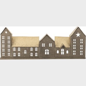 Bloomingville - Noeli Fyrfadsstage - Jul - Guld - Metal