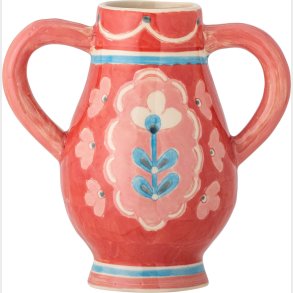 Bloomingville - Odina Vase - Rd - Stentj Keramik