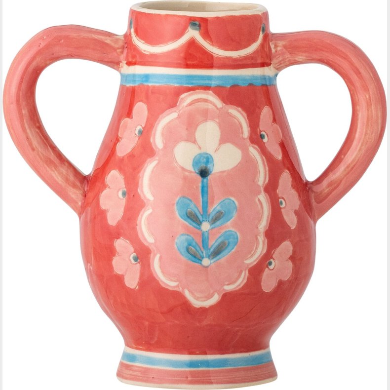 Bloomingville - Odina Vase - Rd - Stentj Keramik