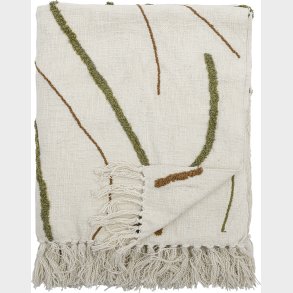 Bloomingville - Osasio Plaid - Grn - Bomuld - 150x130 Cm