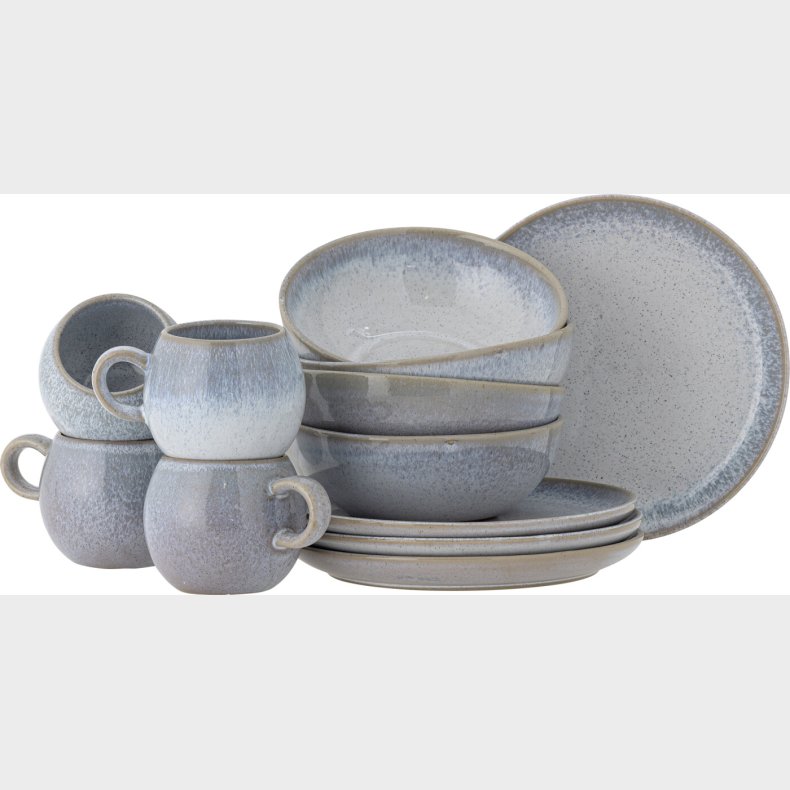 Bloomingville - Paula Morgenmadsst Til 4 - Bl - Stentj - 12 Dele