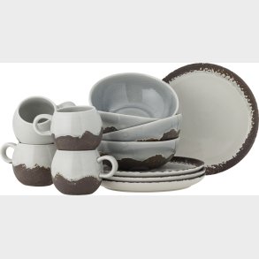 Bloomingville - Paula Morgenmadsst Til 4 - Brun - Stentj - 12 Dele