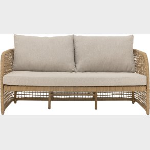 Bloomingville - Penzano Sofa - Natur - Polyrattan - Havesofa - Flet