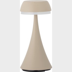 Bloomingville - Pepple Portable Lampe - Genopladelig - Natur - Aluminium