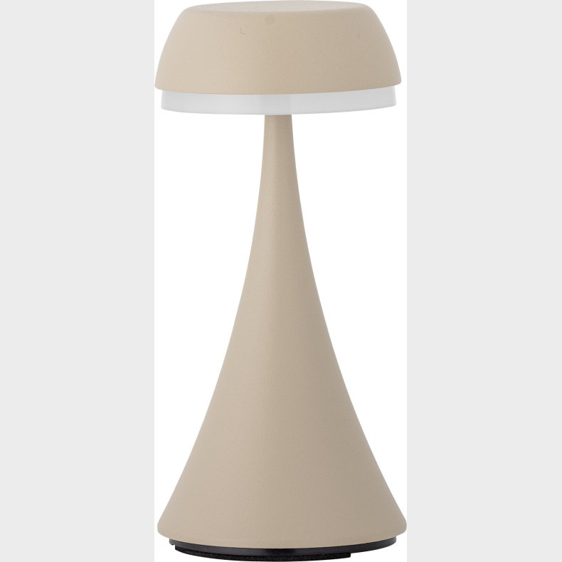 Bloomingville - Pepple Portable Lampe - Genopladelig - Natur - Aluminium