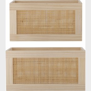 Bloomingville - Piana Opbevaringskasse - Natur -   - Pine - St Med 2