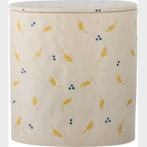 Bloomingville - Pippine Krukke Med Lg - Hvid - Stentj Keramik