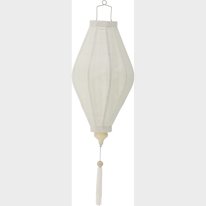 Bloomingville - Pomp Deko - Hvid - Polyester