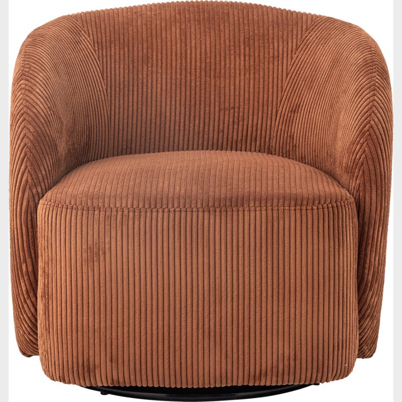 Bloomingville - Pradi Loungestol - Orange - Polyester