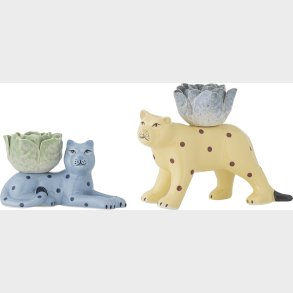 Bloomingville - Rory Lysestager - Bl - Stentj Keramik - 2 Stk