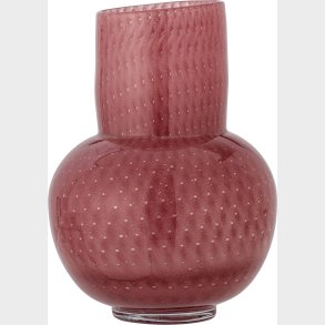 Bloomingville - Roscoe Vase - Rosa - Glas - H 21,5 Cm