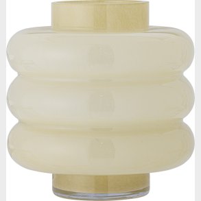 Bloomingville - Sahara Vase - Gul - Glas - H 22 Cm