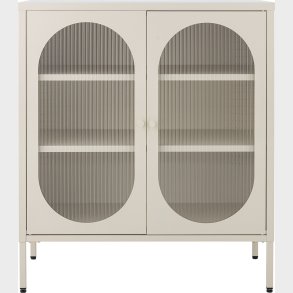 Bloomingville - Salvo Skab - Natur - Metal - 80x90x40 Cm