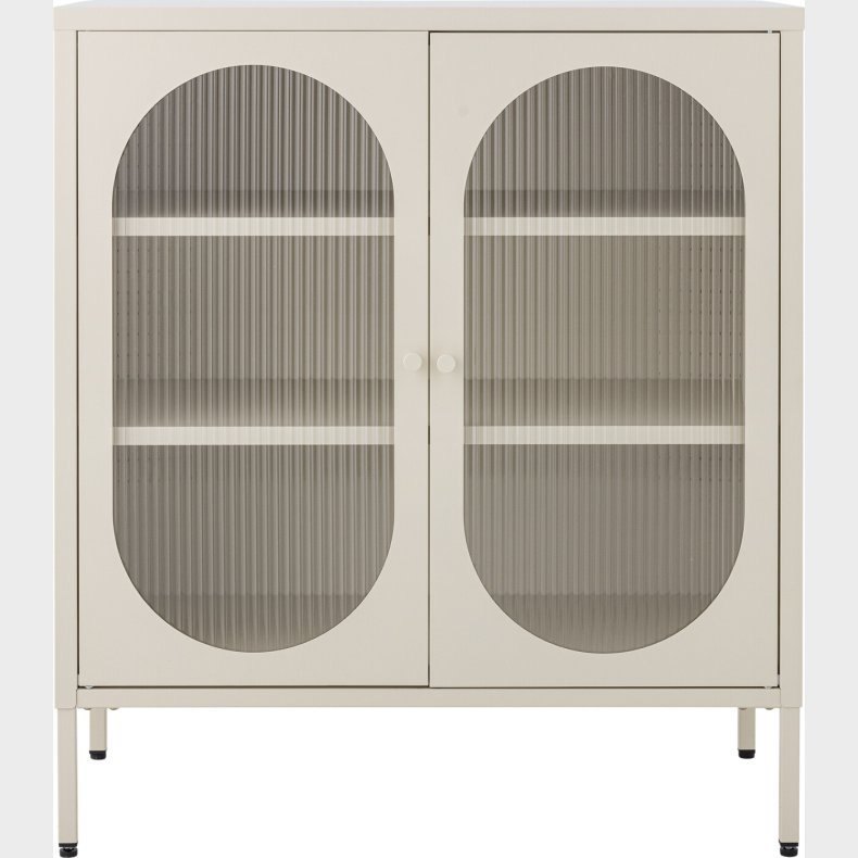Bloomingville - Salvo Skab - Natur - Metal - 80x90x40 Cm