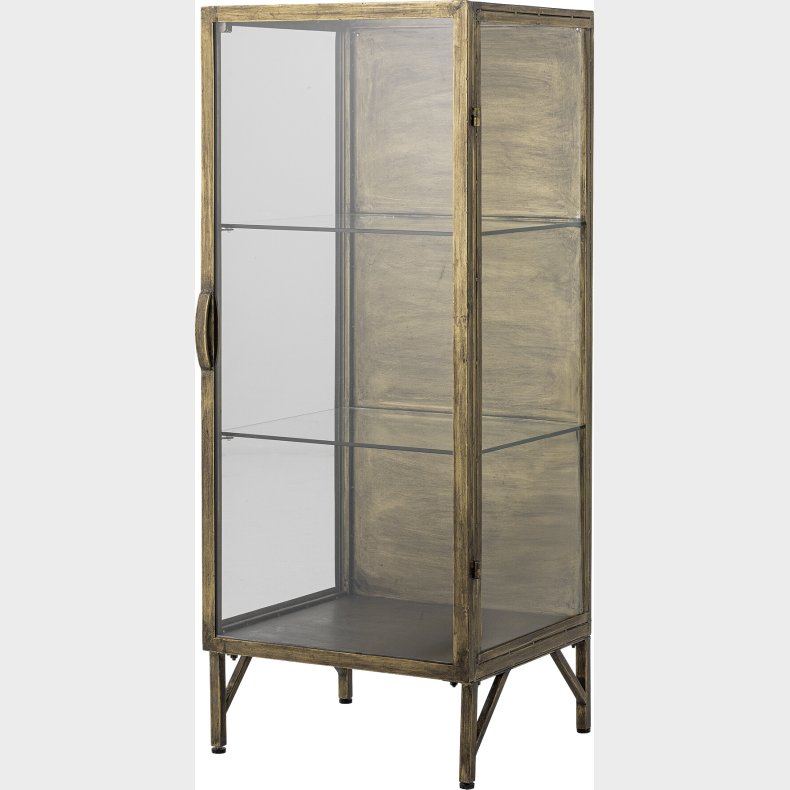 Bloomingville - Saone Skab - Brass - Hrdet Glas