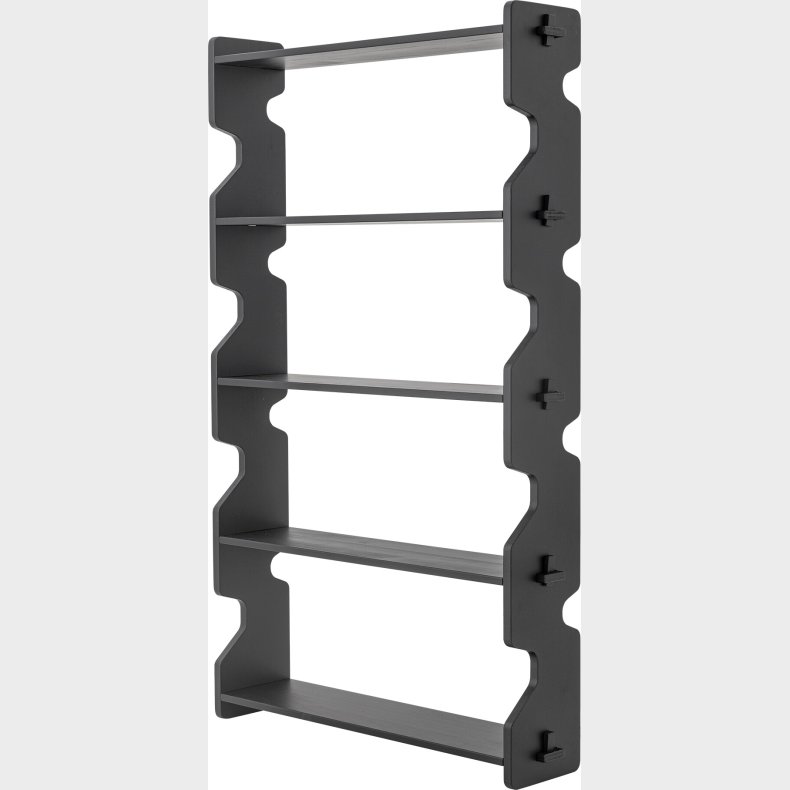 Bloomingville - Savoya Hylde Reol - Sort - Fyrretr