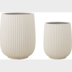 Bloomingville - Selva Krukker - Hvid - Magnesia - St Med 2 Stk