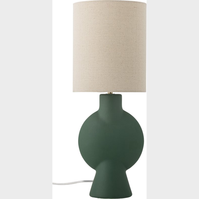 Bloomingville - Sergio Bordlampe Med Skrm - Grn - Keramik