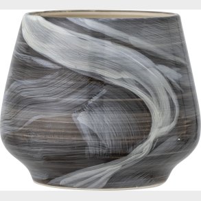 Bloomingville - Skjalm Urtepotteskjuler - Brun - Stentj Keramik