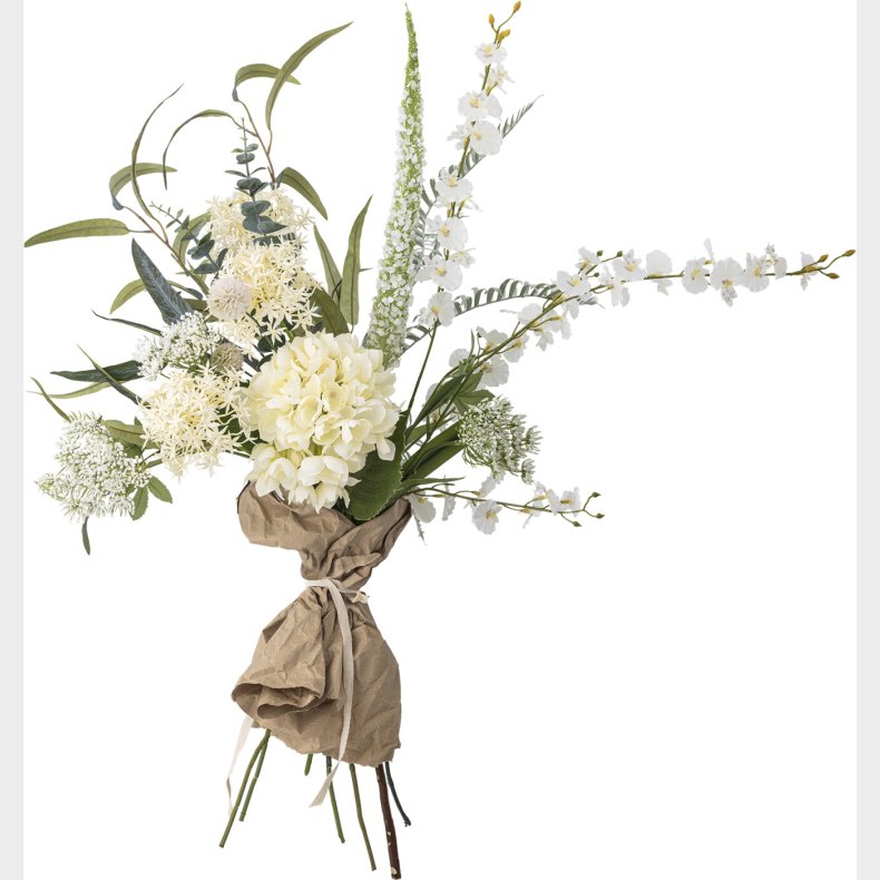 Bloomingville - Symphonie Kunstig Blomster Buket - Hvid - 103 Cm