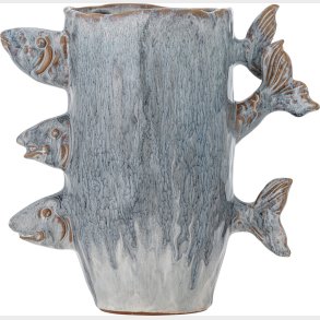 Bloomingville Vase - Tace - Bl� - Stent�j - 23,5x23x13 Cm