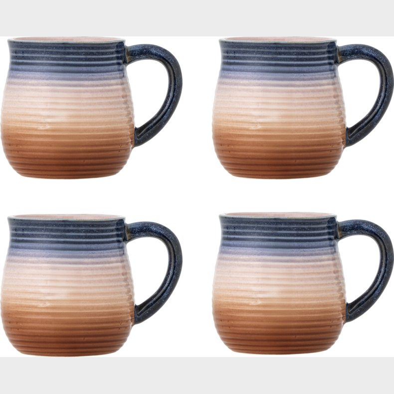 Bloomingville - Tatum Kopper - Multifarvet - Stent�j Keramik - 4 Stk.