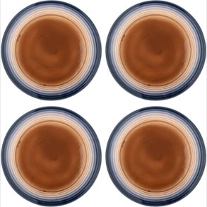 Bloomingville - Tatum Tallerkener - Multifarvet - Stent�j - 4 Stk.