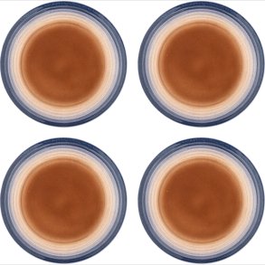 Bloomingville - Tatum Tallerkener - Multifarvet - Stent�j - 4 Stk.