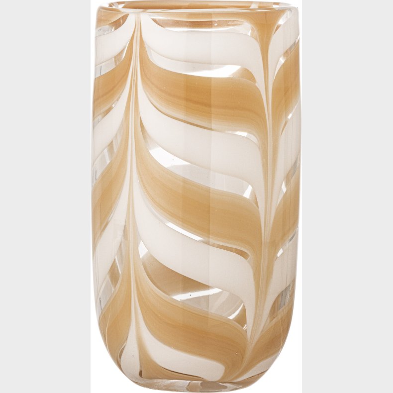 Bloomingville - Taven Vase - Orange - Glas - H 21,5 Cm
