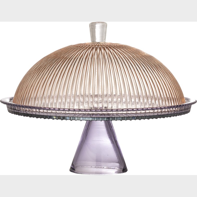 Bloomingville - Tayo Kagefad Med L�g - Multifarvet - Glas - Rundt