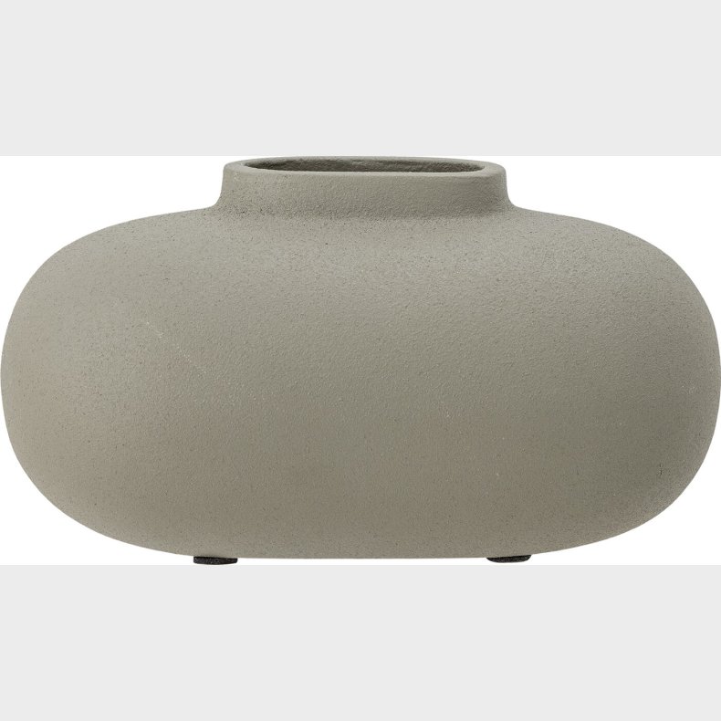 Bloomingville - Tezza Vase - Gr - Aluminium