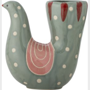 Bloomingville - Trudy Vase - Gr�n Fuglevase - Stent�j Keramik