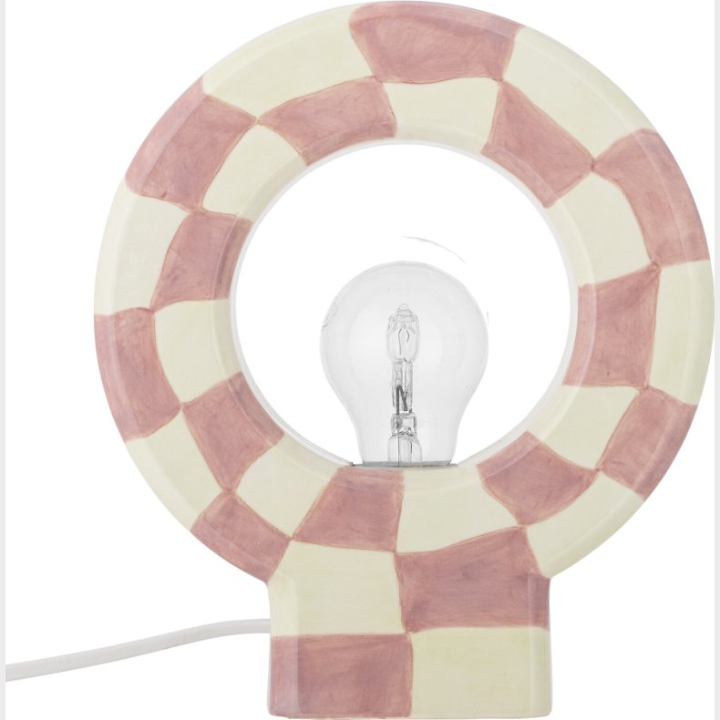 Bloomingville - Vialini Bordlampe - Rosa - Stentj