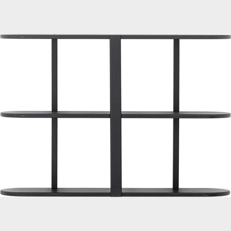 Bloomingville - Vicente Hylde Til Vg - Sort - Mdf Tr