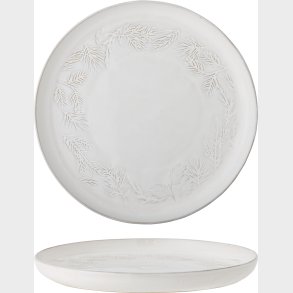 Bloomingville - Winter Serveringsfad - Natur - Stentj Keramik