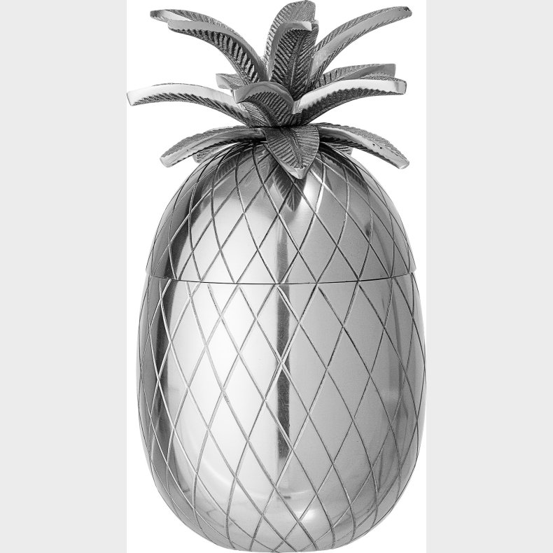 Bloomingville - Ananas Isspand Med Lg - Yuichi - Slv - Aluminium