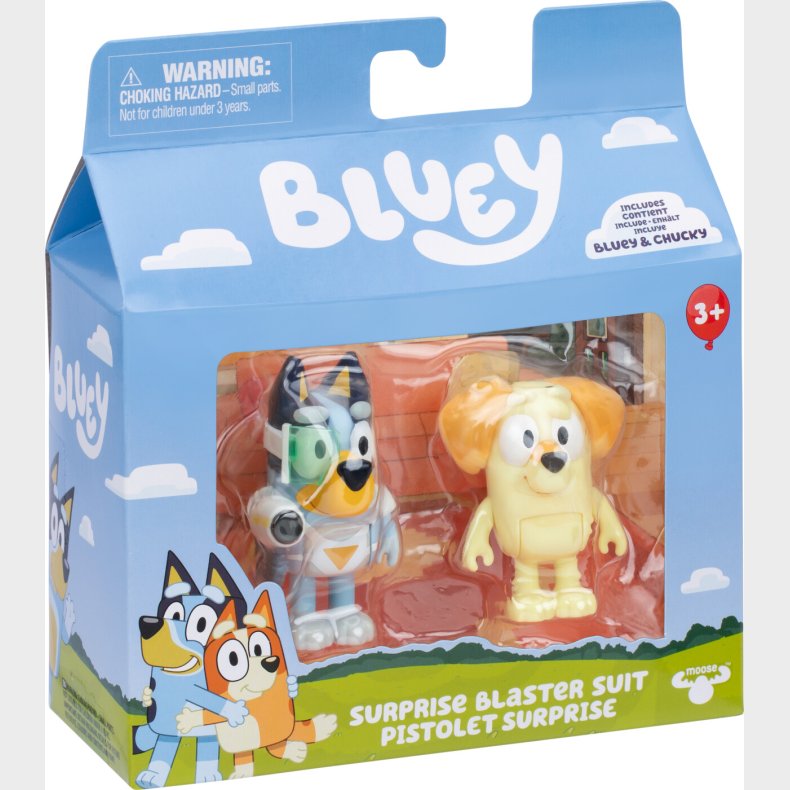 Bluey - Surprise Blaster Suit Figurer